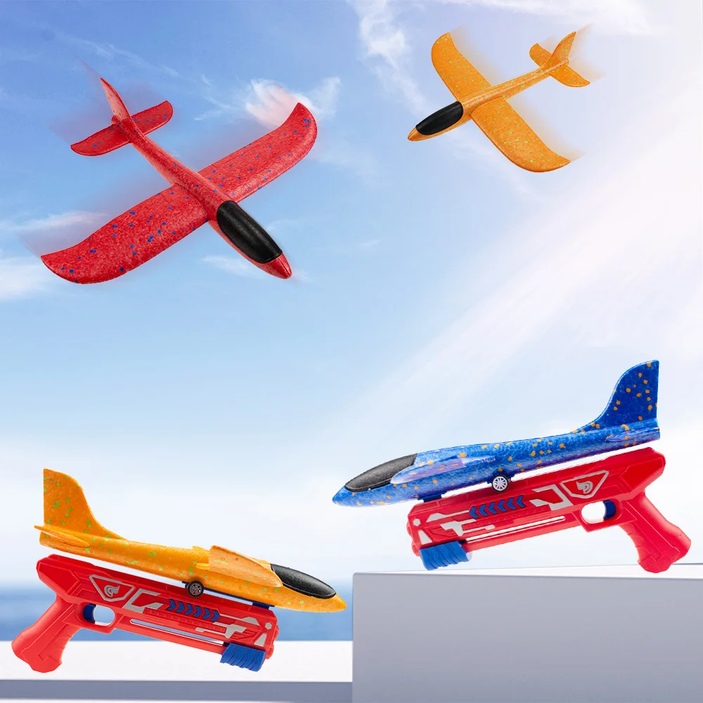 Silverlit – Flybotic Glider – Lot De 2 Planeurs Avec Lanceur à Main – Vol Longue Distance – Extérieur – Dès 5 Ans – Sans Piles