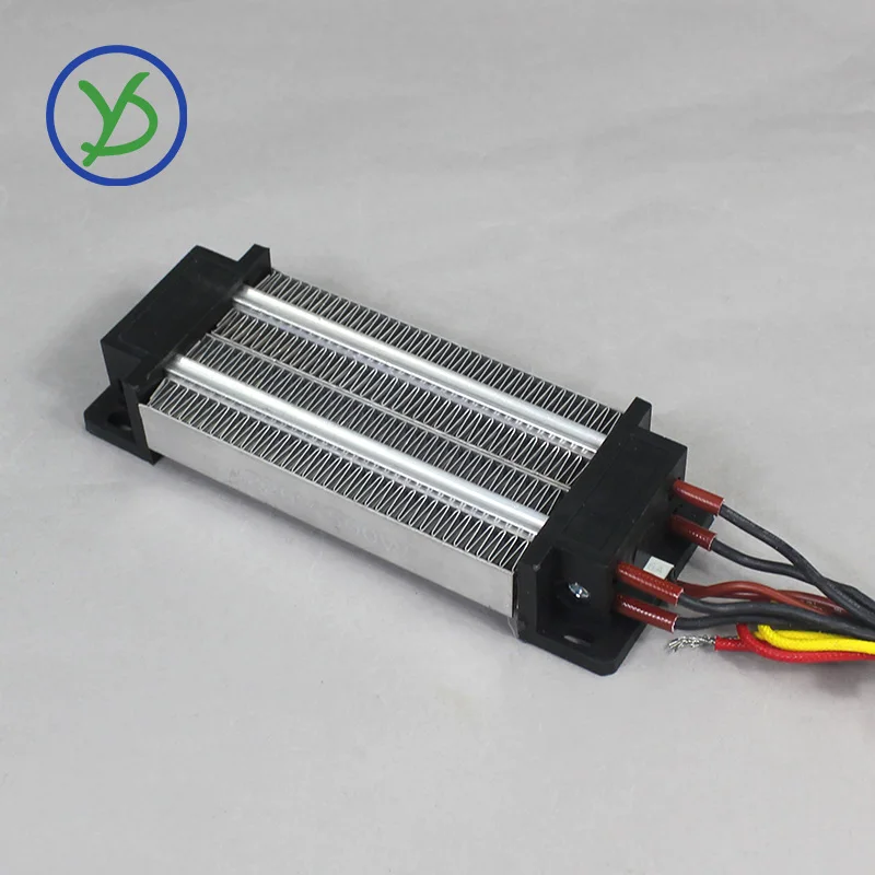 110V 500W AC DC Insulated Thermostatic PTC Ceramic Air Heater PTC Heating Element Electric Heater 96A2 140x50.5x26mm