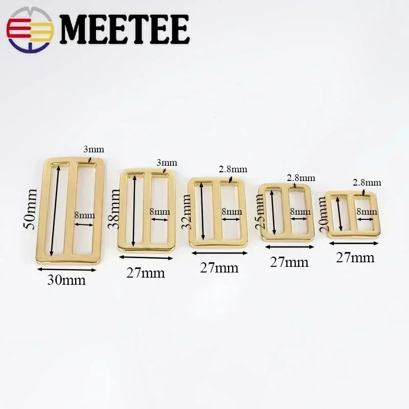 5/10pcs 16-50mm Bags Strap Buckles Metal Slider Tri Glide Adjust Belt Buckle Webbing Shoes Clothes Leather Part Accessories bag buckle metal bag buckle metal buckle metal webbing slider metal strap slider belt buckle