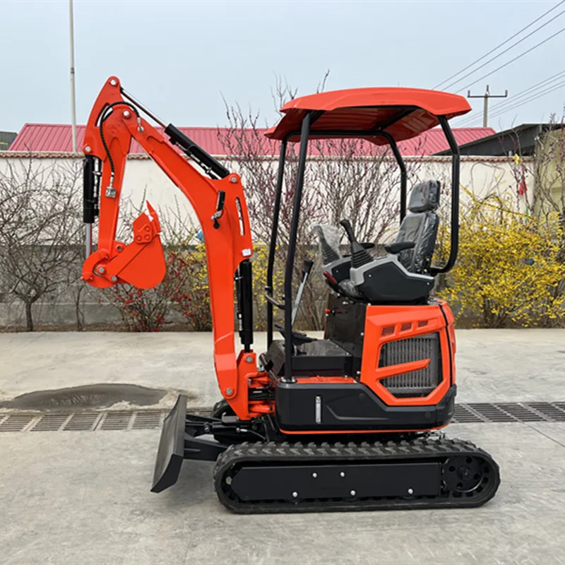 Mini excavadoras HT18, excavadora pequeña de 1,8 toneladas, 1,5 t, con oscilación