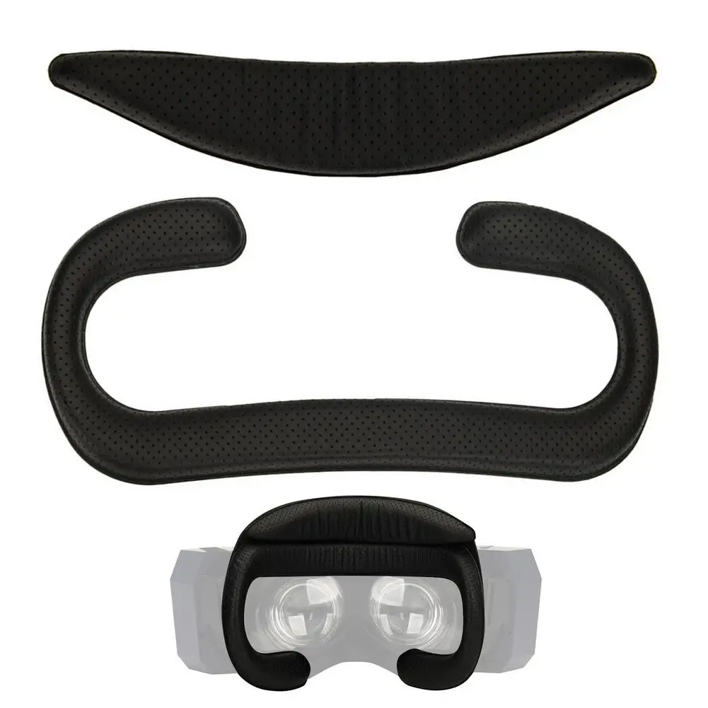 

VR Eye Mask Cover for Pimax Vision 8K 5K Glasses Light Blocking Foam Leather Face Cover Pad Black