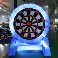 3m-10ft Oxford Inflatable Dart Board with LED Lighting Golf Dart Toss Carnival Games for Sale 1