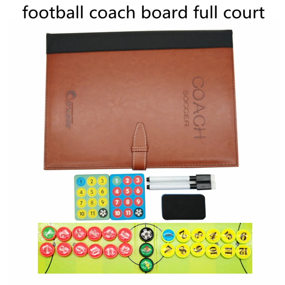 Foldable Football Coach Board Soccer Board 32x24 cm soccer tactical board