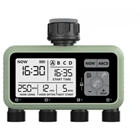 Eshico 4-выпускной таймер воды, автоматический контроллер капельного орошения, водяной клапан, 4-ходовая независимая программа управления, садовый инструмент — изображение 2