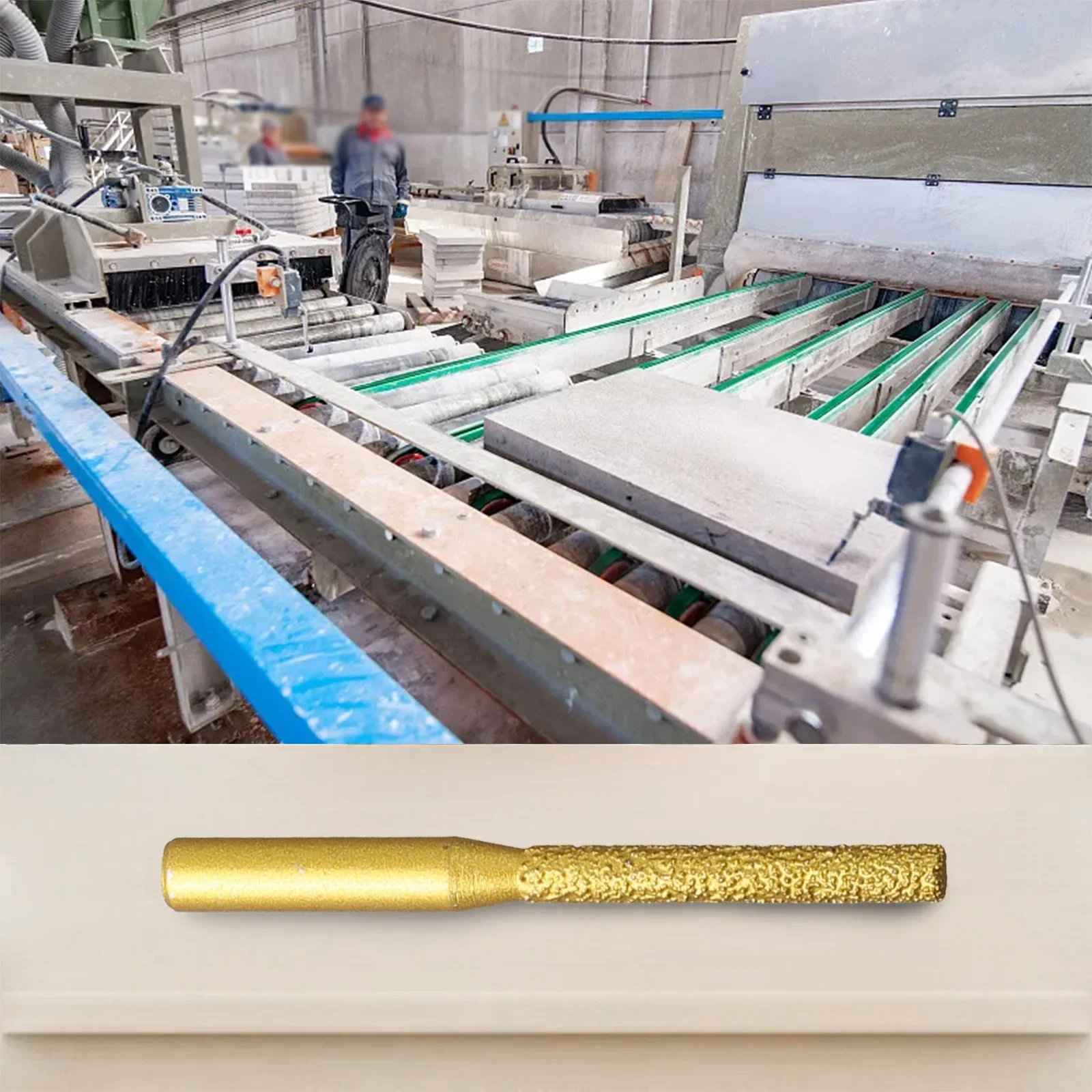 

Diamond Brazed Router Bit Brazing Diamond Gold Gong Machine Seaming Machine Workmanship Edge Grinding Machine Marble