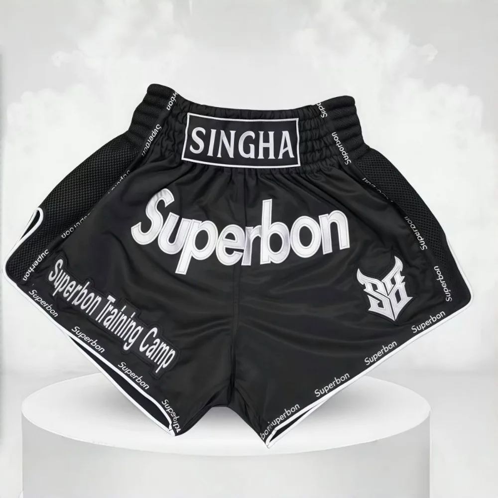 Training Exercise Shorts Boxing Superbon Muay Thai Kickboxing MMA Fight Men Women Competition Pants