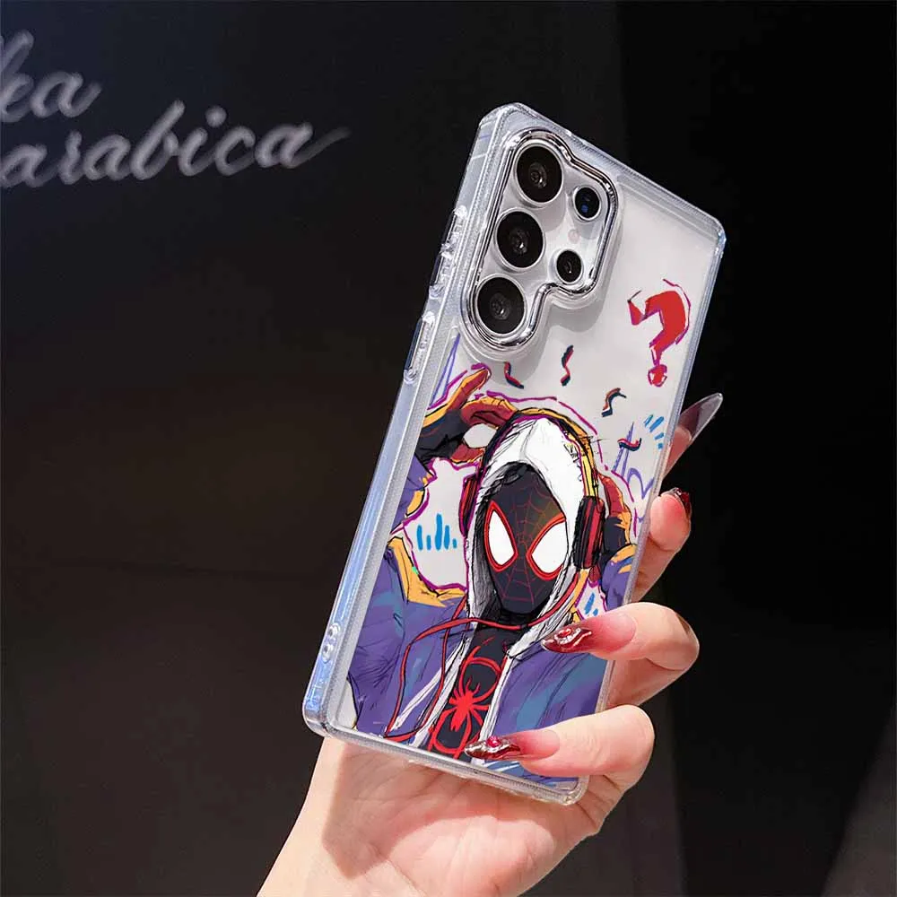 Spider-Man Anime Transparent Soft Phone Case