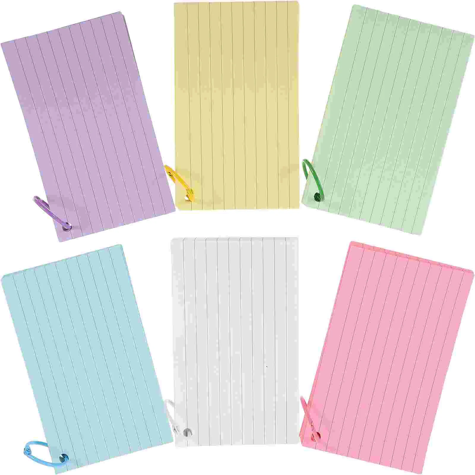 Index Cards With Holes Punched Flash Cards With Rings Studying Note Cards Writing Index Card Cards Lined Note Lattice 2