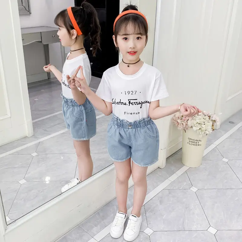 Children Summer Girls Denim Shorts 8 10 12 14 Y