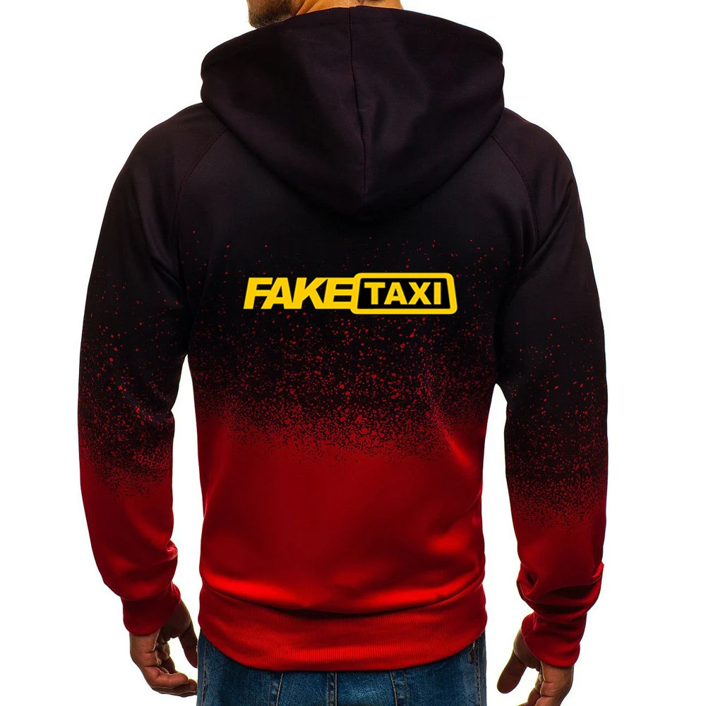 Рисунок 6 - Худи мужское демисезонное с принтом такси и градиентом