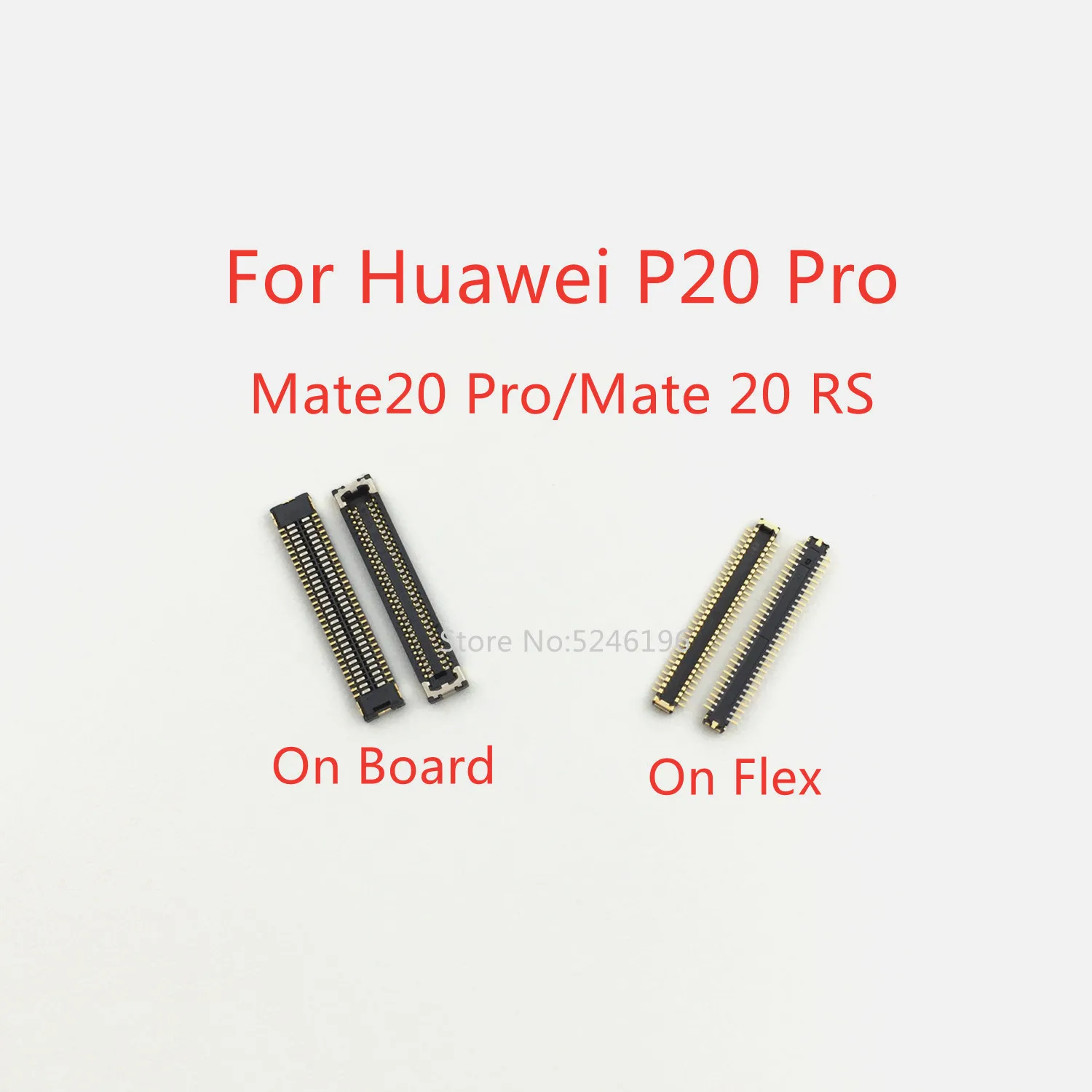 5-10 Pz Schermo Lcd Flex Fpc Connettore 60Pin Per Huawei P20 Pro Huawei Mate 20 Pro Mate20 Pro Mate 20 Rs Spina A Bordo