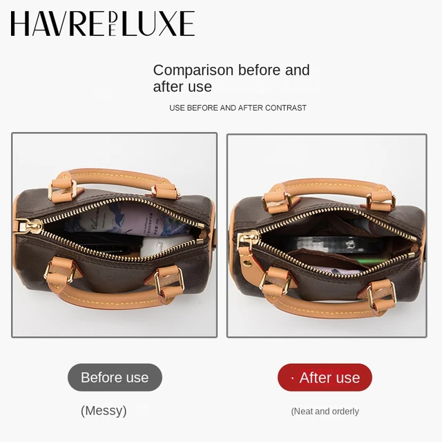 HAVREDELUXE Bag Organizer For Lv New Nano Speedy Bag Ultra-light