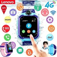 Montre connectée pour enfants Lenovo 5G étanche, SOS, GPS, carte SIM, appel, caméra, montre connectée pour enfants, garçon, fille, cadeau pour iOS Android 2026 1