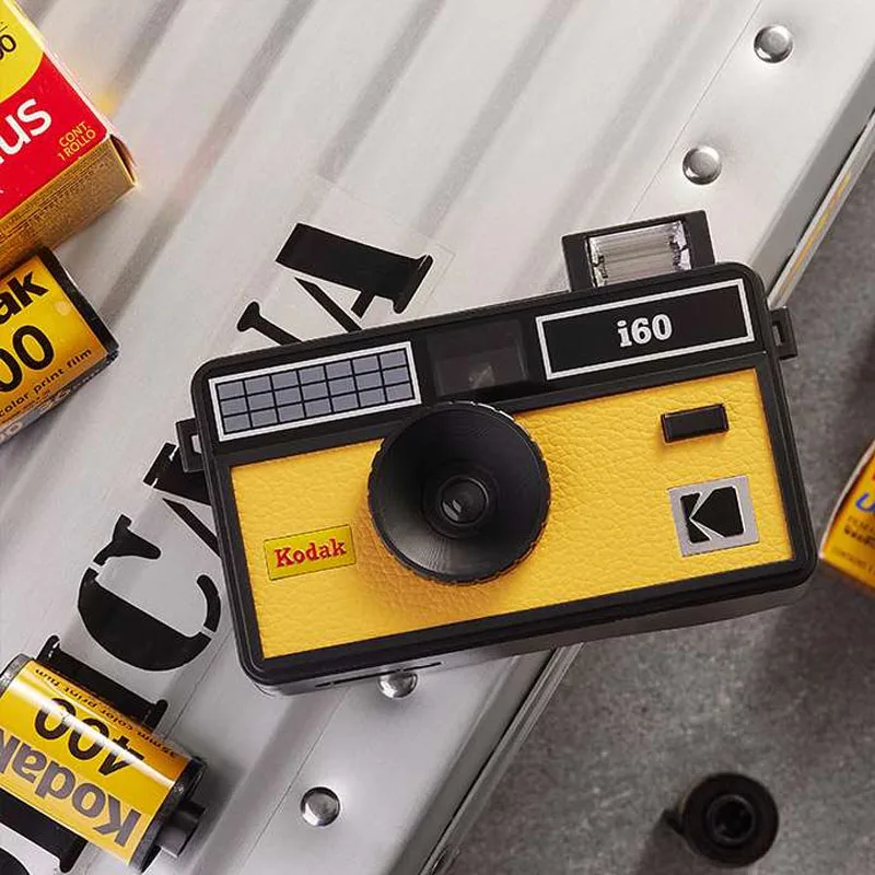 

Kodak 135 35 мм Kodak I60 точечная и стреляющая Классическая Ретро пленочная камера Многоразовая камера со вспышкой Kodak ColorPlus 200 пленка