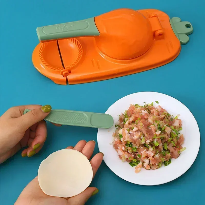 DIY Dumpling Wrapper Plastic Manual Wrapper Making Mold Dough Pressing Tool for Baking Pastry Dumpling Maker Gadget kitchen tools baking tools