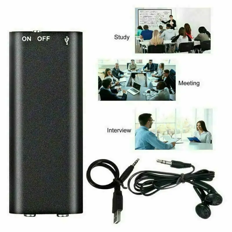 vue des fonctionnalités de l'enregistreur