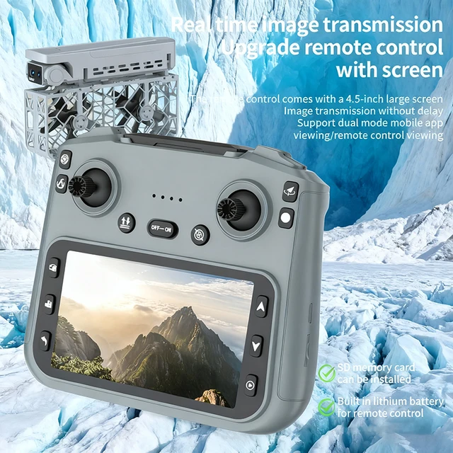 1084-1ecaef.jpg Mini S161 MAX Drone 4K Profesional con Pantalla y Doble Cámara