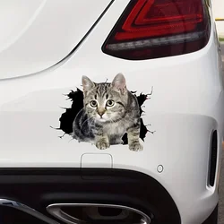 3D Automotive & Laptop Cat Stickers - Durable Scratch - Resistant Decals - Ultra Small