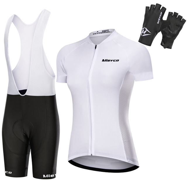 Women's Summer Suits With Shorts Anti-UV Mountain Bike Clothing For Bicycle Jersey Set Outdoor Sports Ladies MTB Dress
