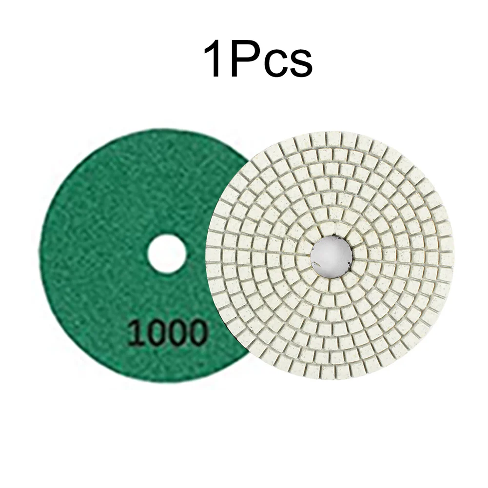 4 Diamond Polishing Pad for Wet/Dry Sanding and Polishing of Granite, Concrete, Marble, Glass, and Stone Surfaces