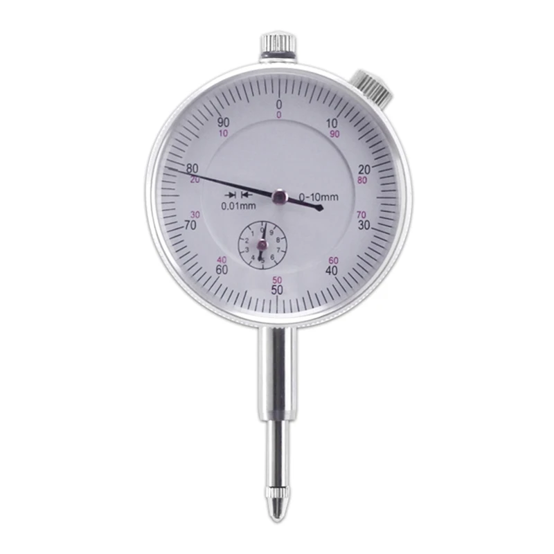 Dial Test Indicator Gauge 0 10mm 0.01mm Accuracy Metric Travel