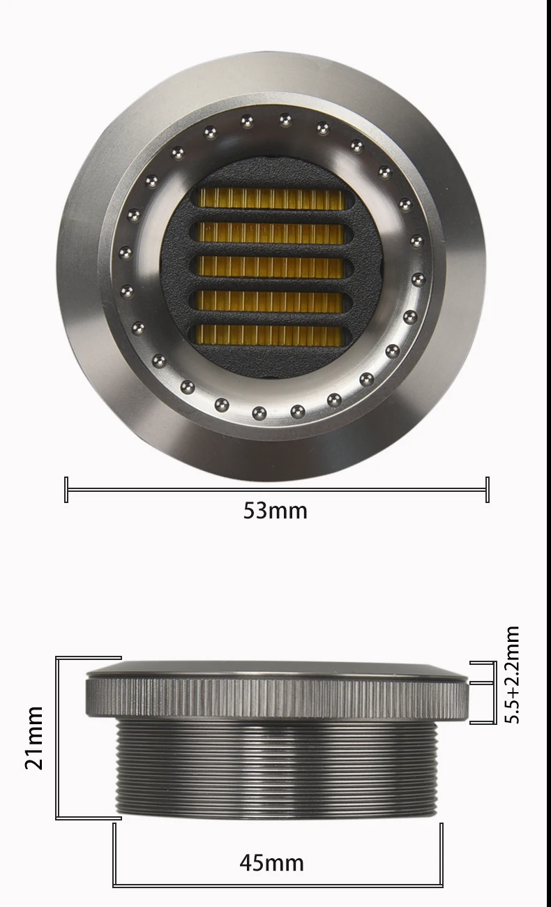 Hifi 2 Zoll pneumatische Hochtöner Lautsprecher einheit Neodym starker Magnet 4Ohm 30w Lautsprecher AMT-53 – Detail 5