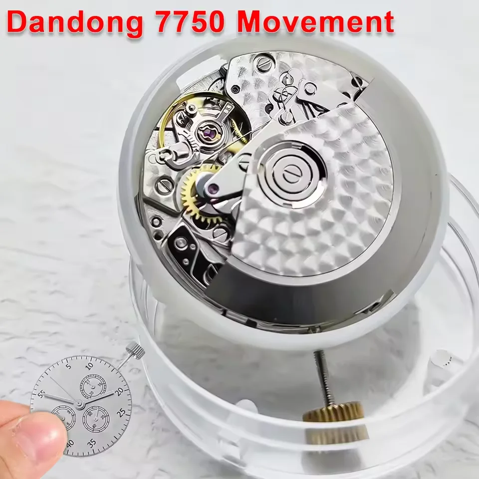 시계 무브먼트 액세서리 단동 7750 무브먼트 멀티 니들 다기능 7750 기계식 무브먼트 6핀