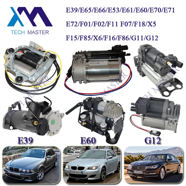 Air Suspension Compressors For E39 E65 E53 E61 E60 E70 E71 F01 F02 F11 F07 F18 X5 F15 F85 X6 F16 F86 G11 G12 Air Suspension Kit 1