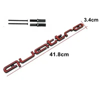 Emblème Quattro 3D ABS pour calandre de voiture, 1 pièce, pour Audi A3 A4 A5 A6 A6L A7 A8 Q3 Q5 Q7 S3 S4 S5 RS3 RS4 RS6, accessoires 4