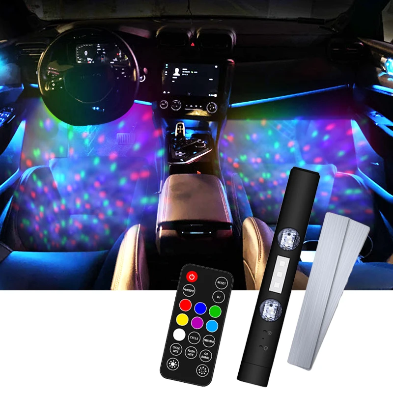 100 Stücke USB LED Auto Atmosphäre Licht Auto Innen Lichter