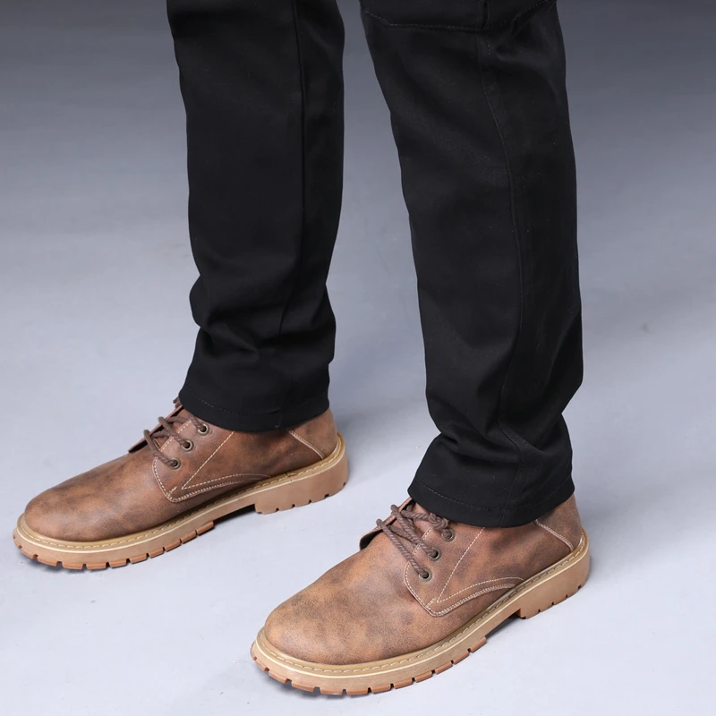Plus Größe Männer Baumwolle Schwarz Mehrere Taschen Cargo Hosen Casual Multi Taschen Lange Hosen Männer Gerade Hosen Taktische Hosen – Detail 15