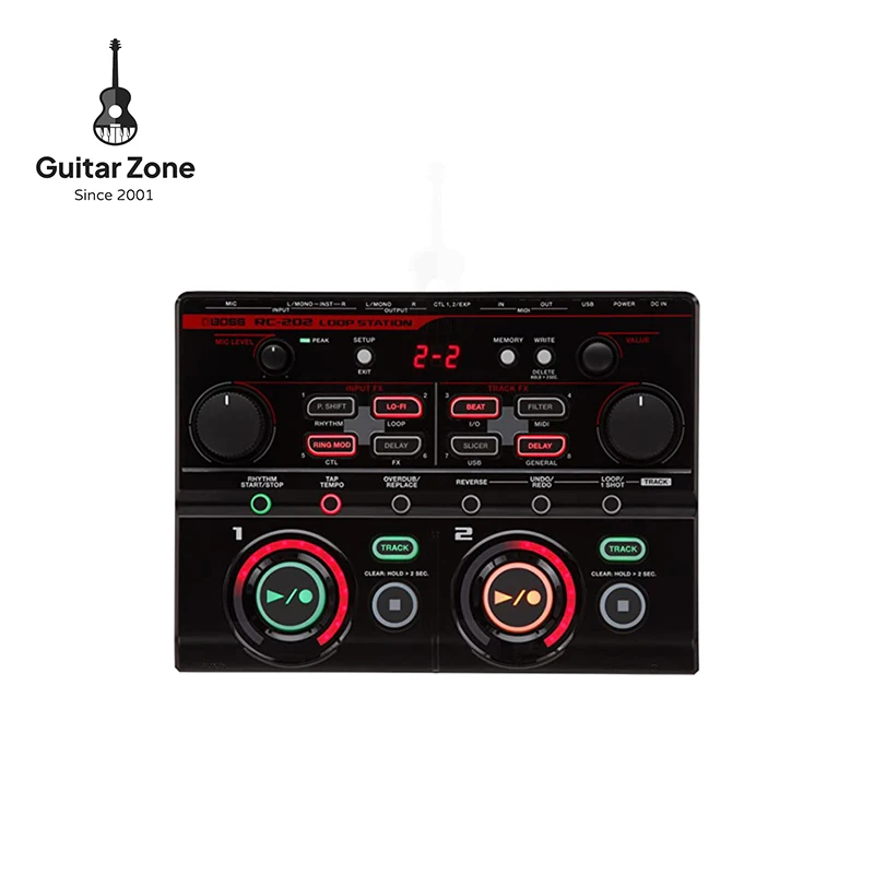 Boss Rc-202 Loop Station Registrazione Stereo Stompbox Professionale Rc-202 Confezioni Potente Loop Boss E Multi-Effetti