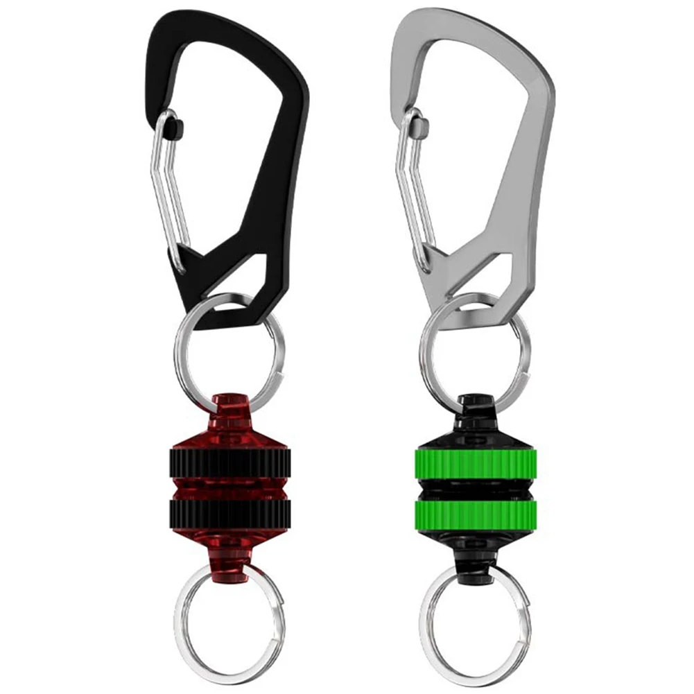 Magnetic Tool Release Holder with Carabiner Clip Fly Fishing Net