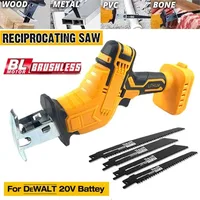 Cordless Reciprocating Saw For Dewalt 18V 20V Battery Electric Cutting Saber Saw Wood Metal Pipe Cutting Power Tools（No Battery） 1