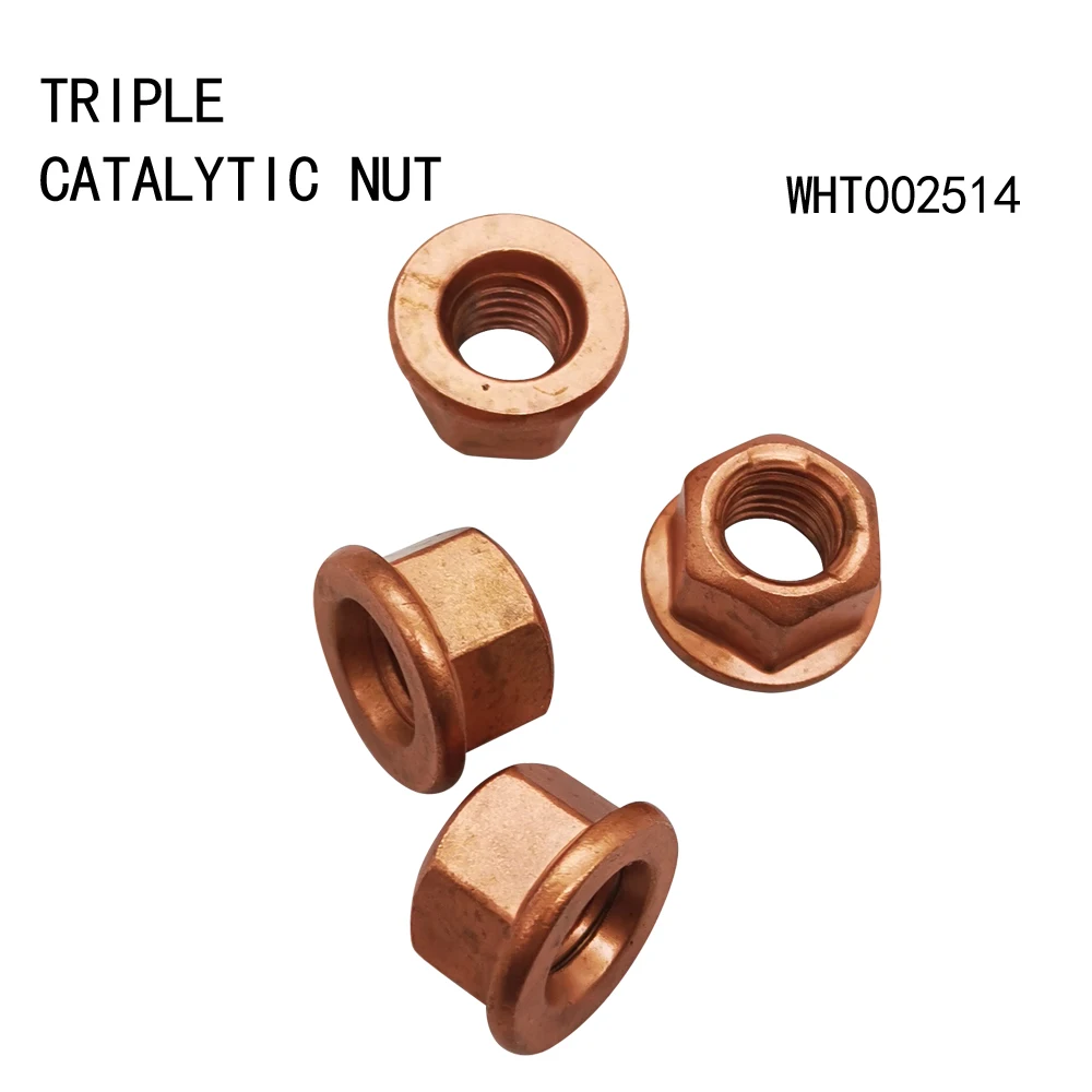 

4Pcs Triple catalytic nut WHT002514 For Audi Q5L A6L A4L Q5 A6 S6 A4 S4 A7 A5 S5 Q7 VW Touareg Phideon