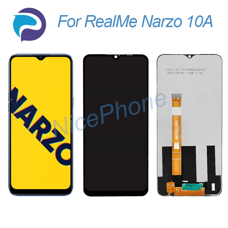 

ЖК-дисплей для RealMe Narzo 10A, сменный сенсорный экран с дигитайзером RMX2020 1600*720 для RealMe Narzo 10A, ЖК-дисплей