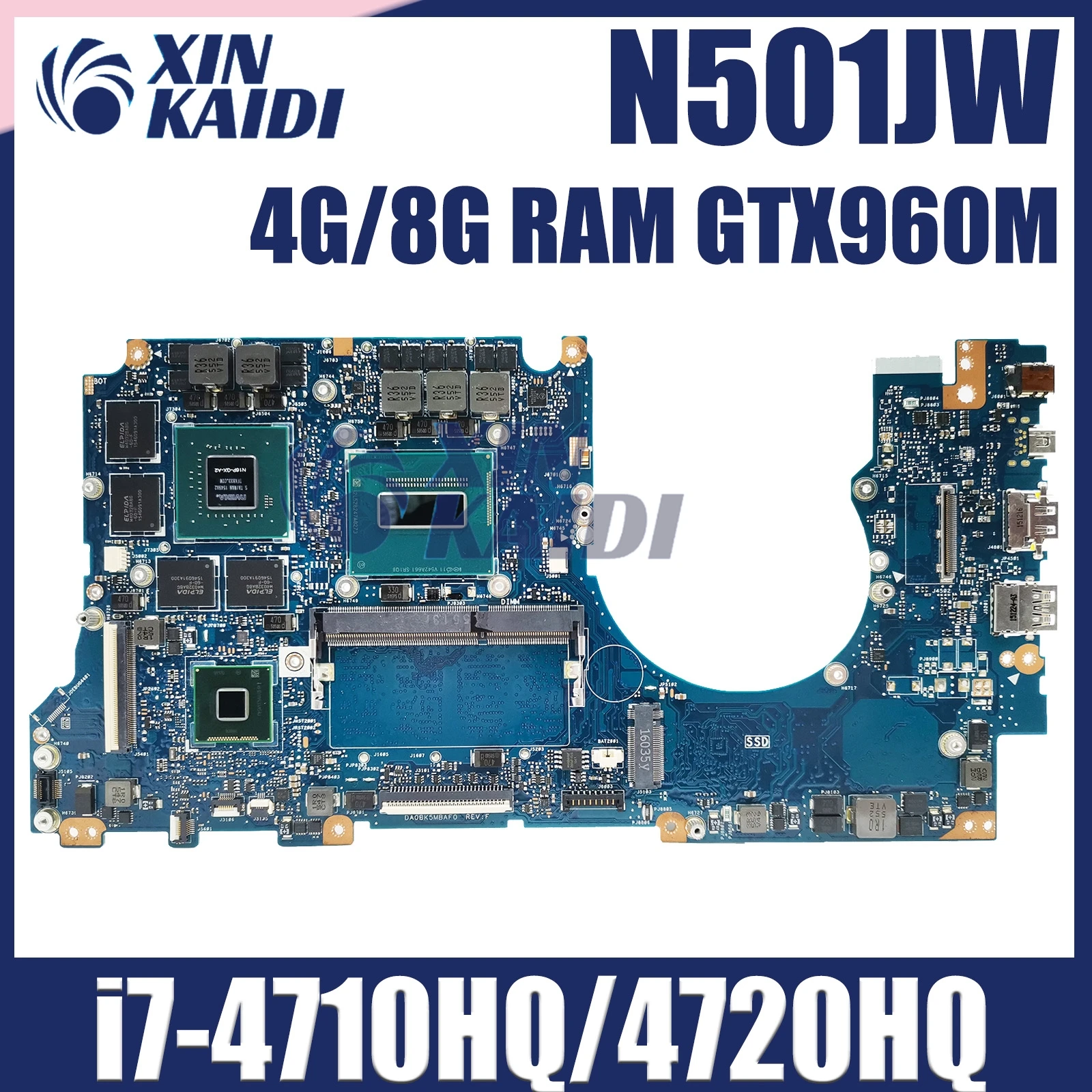 Материнская плата G501JW для ноутбука ASUS N501JW UX501J G501J UX50JW FX60J
