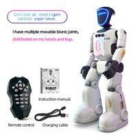 Smart Dancing Remote Control Robot Toy 2.4G Joint Mobility Breathing Light Record RC Robot Intelligent Robot for Child Kid Toys 5