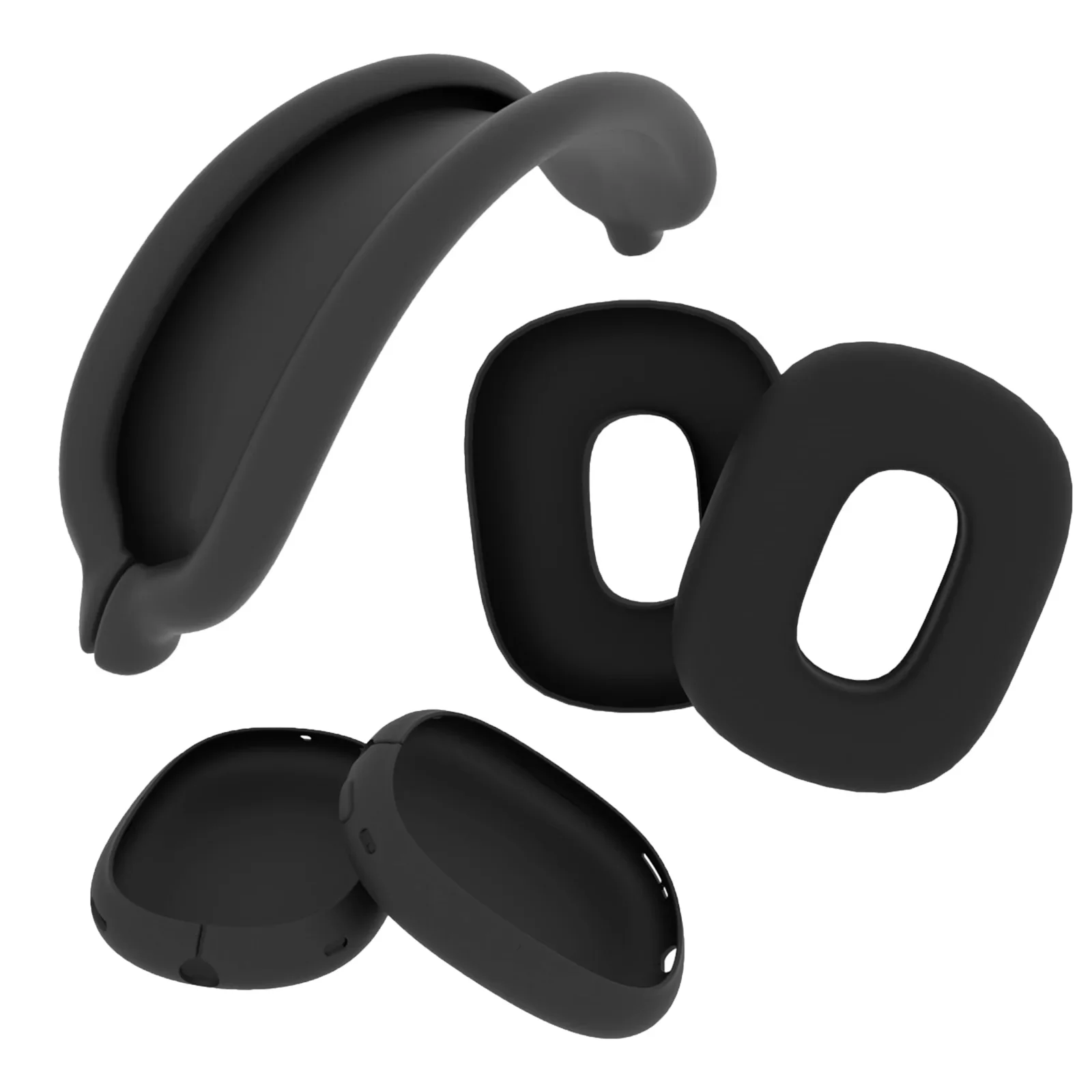 Silicone Case Cover For Airpods Max Headphones Earphone Good Protection Headphone Protective Covers Headphone Accessories