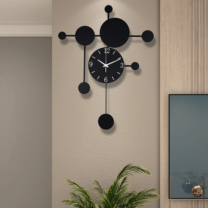 

Living Room Clock Fashionable and Creative Home Dining Room Wall Decoration Clock Modern Simple and Atmospheric Clock