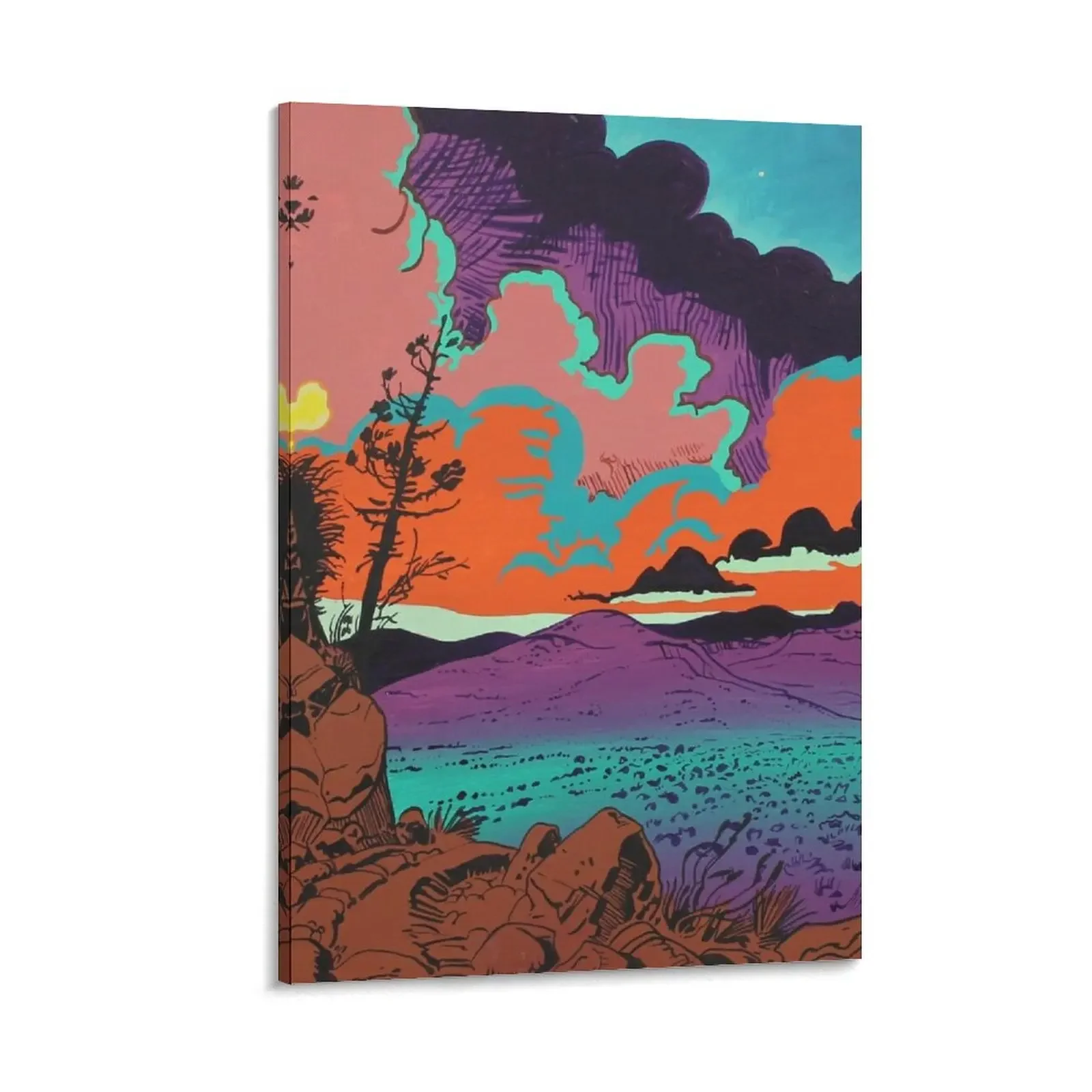 

Red Clouds Canvas Painting living room decoration Wall decoration frame