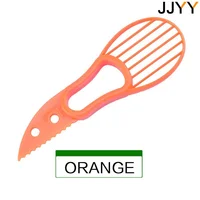 JJYY 3 In 1 Avocado Slicer Shea Corer Butter Fruit Peeler Cutter Pulp Separator Plastic Knife Kitchen Vegetable Tools - Image 18