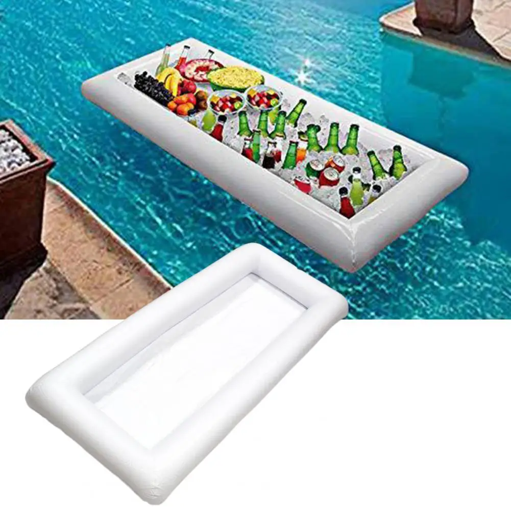 

Practical Easy to Carry Inflatable Serving Tray Collapsible Inflatable Food Drink Container Salad Serving Tray Widely Used