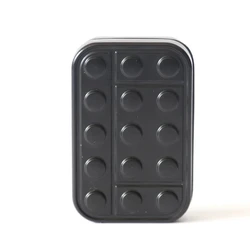Enhanced Metal Magnetic Fidget Slider for Stress Relief and Focus Improvement (Black)