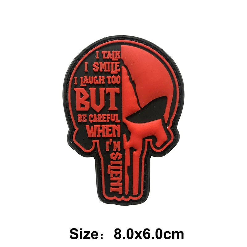 Toppe A Strappo Militari - Set 6 Pezzi Skull Punisher - Foto 7