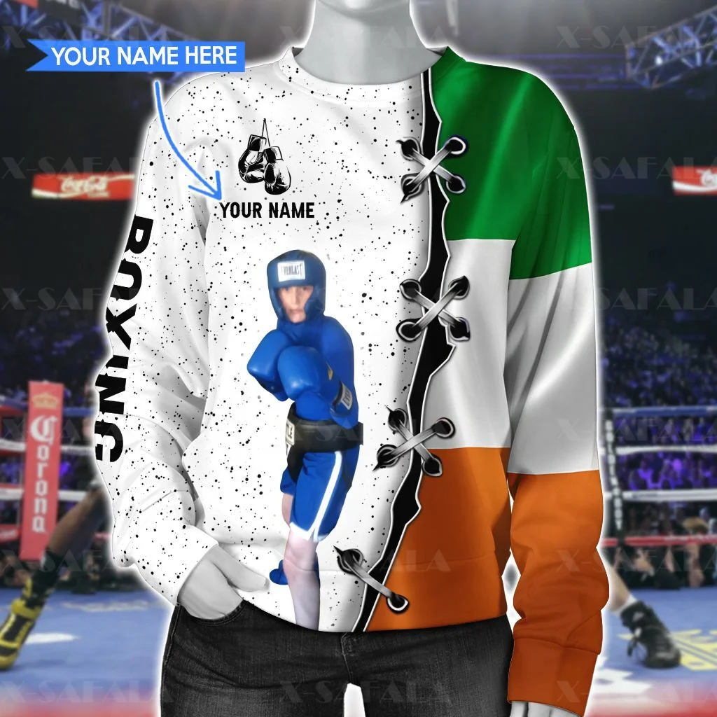 

Boxing Lover Sports Pugilism Boxer Fight Customed 3D Full Print Hoodie Man Women Outwear Zipper Pullover Sweatshirt Unisex-13