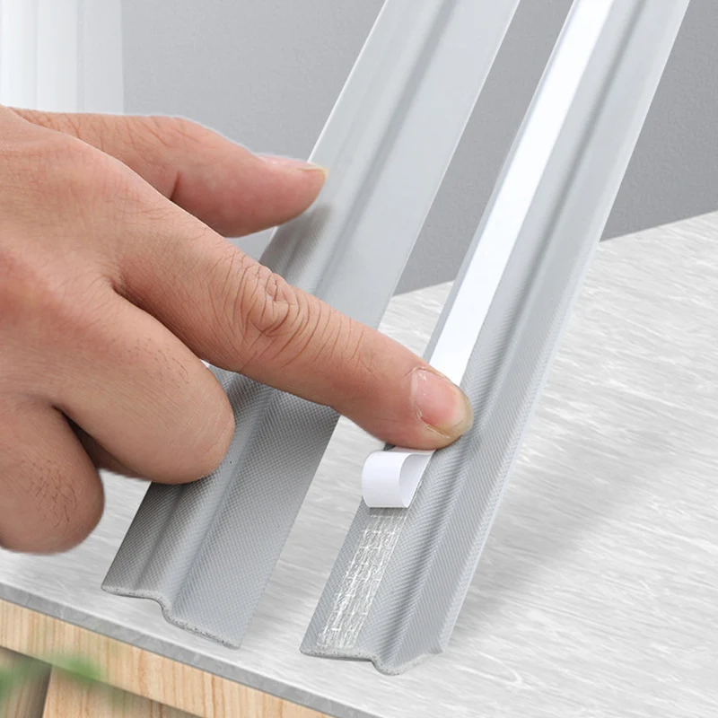 Sliding Window Sealing Strip Self-adhesive Windproof  Sticker Tape Door Window Showcase Cabinet Sealing Strip Paster 1 Meters
