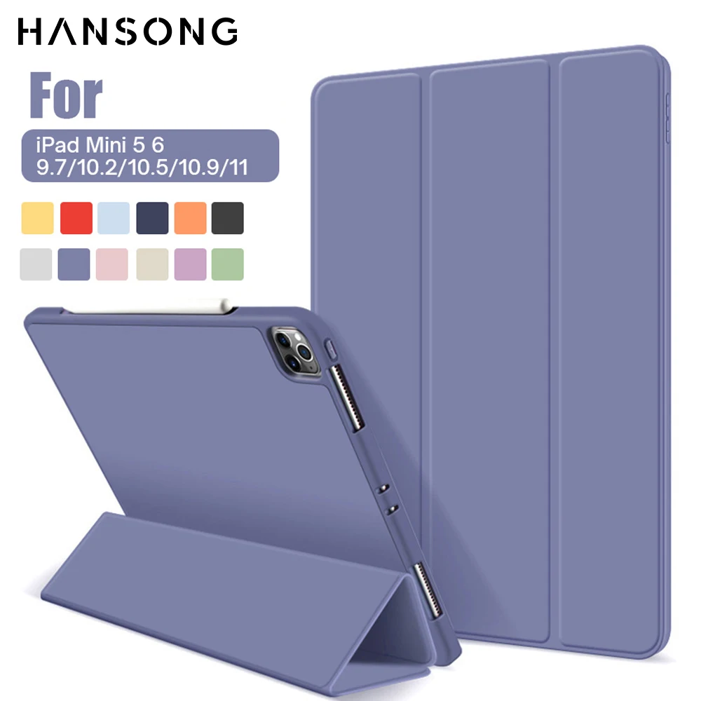 Capa para Ipad Ipad Air 10.9 Pro 11 Air 10.5 Pro 9ª 8ª 7ª Geração 10.2 5ª 6ª 9.7 Mini 5