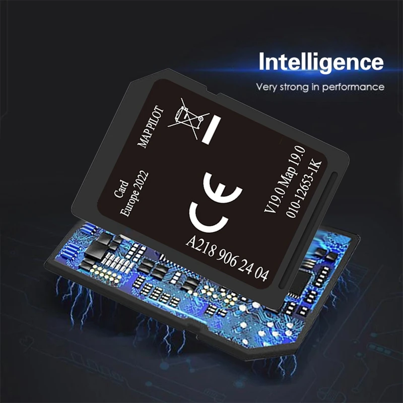 A218 V19 Navigation Card For Mercedes-Benz CLA-CLASS From 2014-Europe Map / A218 906 2404 Map Card Durable Easy Install navigation card