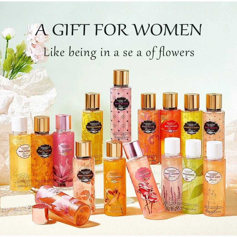 Women's Gilded Secret Perfume Floral Fresh Light Fragrance Victoria Quicksand Body Spray Large Bottle Charming Vitality Perfume